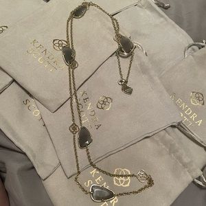 RARE Kendra Scott Long Station Necklace